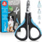 BluePet Mini Krallenschere für Katzen, Hunde, Kanninchen & Welpen I Einfach & Sicher bei eng sitzende Katzenkrallen I Kleiner Krallenschneider & Nagelschere I Nagelschneider + Krallenpflege Tier