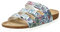 Rohde Damen, Frauen, Klassische Sandalen, Sandalen,Pantoletten,Sommerschuhe,Hausschuhe,Kork-fußbett,Jeans,37 EU / 4 UK