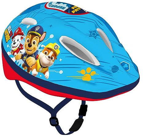 Paw Patrol Boys Children's Bicycle Helmet 52-56 cm Chase Rubble Marshall Light Blue