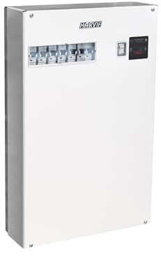 Harvia C400400VKK Commande de sauna pour poêles de sauna jusqu'à 40 kW avec écran tactile et minuterie hebdomadaire