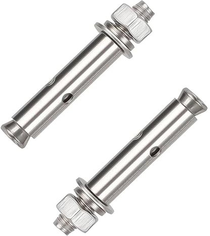 Ankarbultar, 2 delar M12 rostfritt stål expansionsskruvar, sexkantsmutter Expansionshylsa Ankarbult Heavy Duty Fixing Anchors,M12×180mm(M12x180mm)