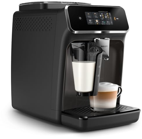 PHILIPS EP2334/10 Machine à expresso automatique, 4 types de café, solution de lait innovante : LatteGo, broyeur en céramique, interface utilisateur intuitive