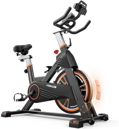 YOSUDA Exercise Bike, 2026 New Spin Bike with Adjustable Magnetic Resistance, Quiet Indoor Cycling Bike for Home Use, LCD & App, Tablet Holder, 80% Pre-Assembled, Stationary Bike
