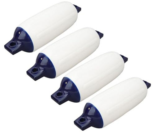 CHICIRIS Uppblåsbar Båtfender Skyddssköld PVC Båtskydd 4-pack för Dockning