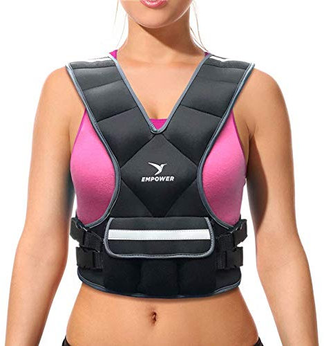 Empower Damen Weighted Vest for Women Gewichtsweste, grau, 16lb