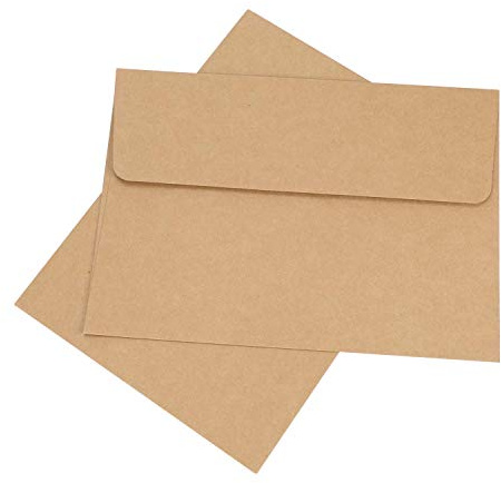 Lot de 10 Porte-documents en Papier Kraft Chemises A4 Sac de Fichier Enveloppes Epais Porte-Papiers/Lettres Pochette Cadeau Rangement de Dossier Multifonction pour Bureau Scolaire