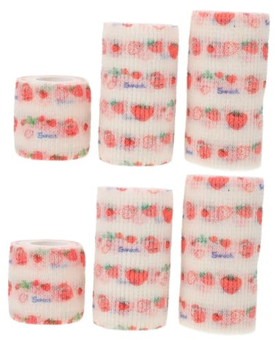 Supvox 6rollen Atmungsaktive Selbstklebende Bandage Für Hunde Und Katzen Pflegende Pfotenschutzbinde Für Verschiedene Geeignet Für Und Verletzungsschutz