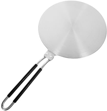 Zerodeko Edelstahl Wärmeverteilungsplatte Für Induktionskochen Hitzeadapter Mit Griff Zum Gleichmäßigen Garen Induktionsherden Und Gasherden Platzsparend Und Einfach Zu Lagern