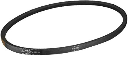 sourcing map A-750 A-Profil Keilriemen 30/ 750mm Innenumfang Gummi Zahnriemen Flachriemen Antriebsriemen Antriebskeilriemen für Energieübertragung Schwarz