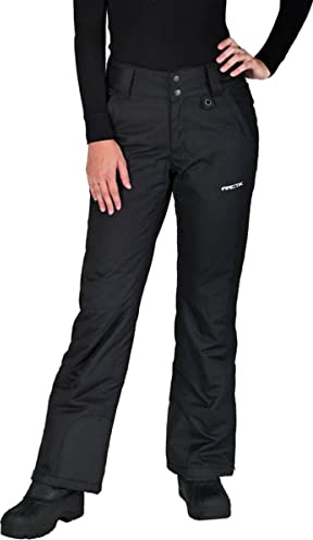 Arctix Women's Insulated Snow Pants, Black, 1X Short
