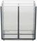 iDesign Make-up Organizer, Make-up und Pinselhalter mit 3 Fächern aus der Signature Series by Sarah Tanno, Schminkbehälter aus Kunststoff für Pinsel, Liner, Lippenstifte, Transparent