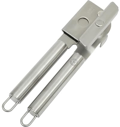 Martha Stewart Sprucedale Stainless Steel Heavy Duty Can Opener – Durable and Easy-to-Use Manual Kitchen Tool for Effortless Opening