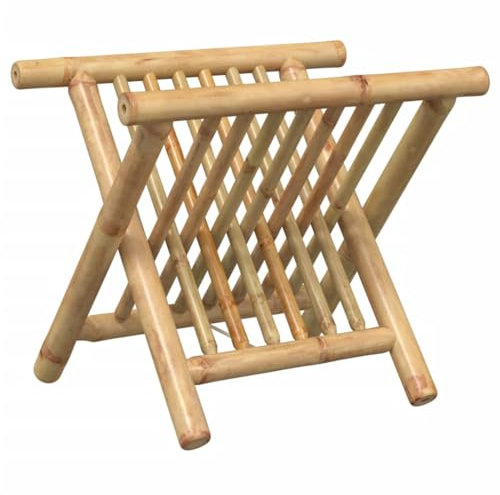 vidaXL Revistero bambú 42x30,5x34,5 cm