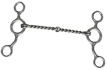 Morso per Cavallo in Acciaio Inossidabile Morso per Bocca di Cavallo 12,7 cm Metallo Addestramento all'aperto Leggero Masticazione per Cavalli Forma