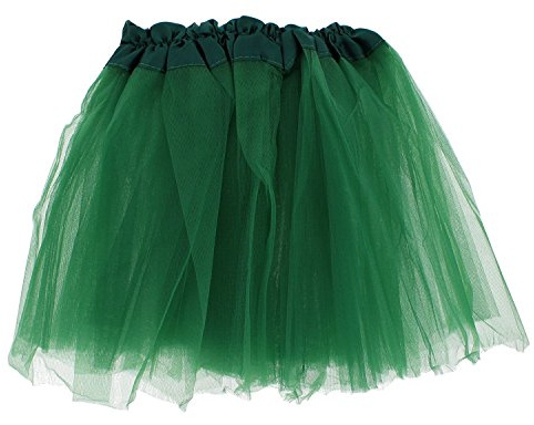 Zac's Alter Ego Lady Girls Women Forest Green Tutu Skirt Fancy Dress Party Hen Party Fairy Princess Halloween