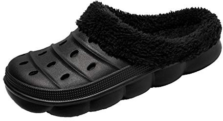 CERYTHRINA Hommes Femmes doublés Sabots Respirant Maison Pantoufles Doublure Chaude intérieur extérieur Jardin Sabot Hiver Pantoufles Maison Chaussures