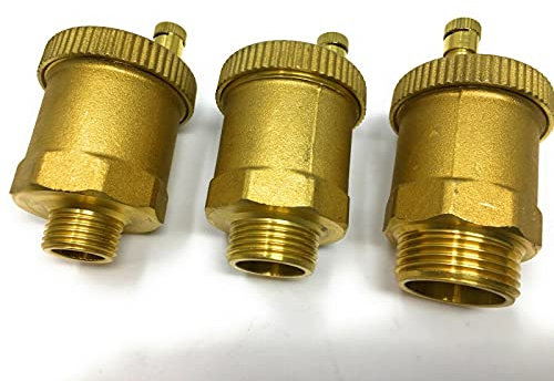 automatischer Schnellentlüfter Zoll Messing Entlüftungsventil Minical AUSWAHL (DIN 20 1/2)