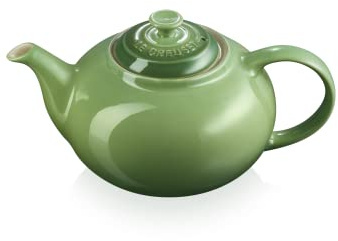 Le Creuset Stoneware Classic Teapot, 1.3 litres, Serves 3-4 Cups, Bamboo, 70703132200000