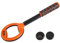 Pinpointer Impermeabile, Batteria Ricaricabile per Rilevatore di Metalli Subacqueo Tenuto in Mano Facile Usare Impermeabile 30m-60m per Esterno (Arancia)