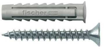 Fischer blister 25 uds taco nylon sx + t 6x30 560747