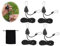 Anlising 4PCS Reflektierend Abspannseile Seil, 4M Einstellbare Ratsche Seil mit Seilspanner, 4MM Seil Ratsche Zeltschnur Leuchtend, Einstellbare Nylon Schnurspanner, für Camping Draußen Zelte Zubehör