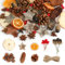BOFUNX 107pcs Pigne Natalizie Bacche Artificiali Accessori Ghirlanda di Natale Potpourri di Natale Pigne di Abete Coni di Pino per Corona dell'Avvento Albero di Natale