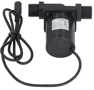 Submersible Pump, Pool Draining Fountain, Quiet Copper Motor High Flow Rate 900L/h Compact Aquarium Pump DC6-12V 20mm Inlet for Fountains Ponds, Pond Aquarium