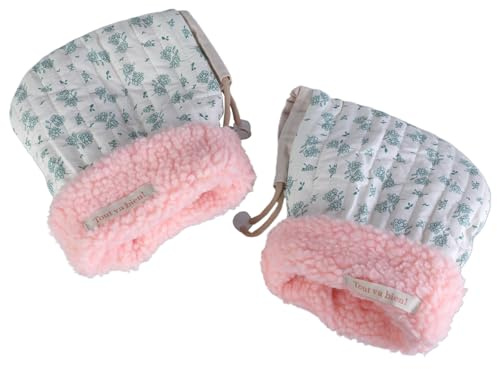 1 paire de gants de trottinette doublés en peluche pour enfants - Gants d'hiver chauds pour vélo d'équilibre - Antigel - Manchons d'hiver pour enfants