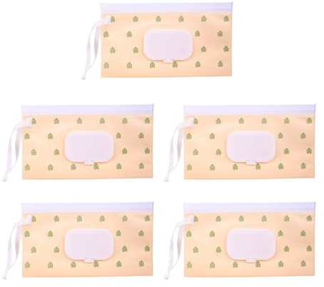 5 sacchetti per riporre oggetti bagnati, facili da usare, design leggero, per passeggini e borse per pannolini, contenitore ricaricabile per bambini