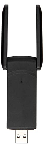 ZAICOLER Adaptador WiFi USB Inalámbrico 1300M Adaptador WiFi de Doble Banda Estabilidad de Señal Plug and Play para Computadora Portátil Negro