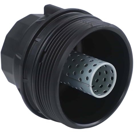 Hoppipola Tapa de filtro de aceite de plástico para Toyota Verso con motor Toyota Auris 1.4 D4D (2005-2018), número de pieza 15650-33010, montaje frontal