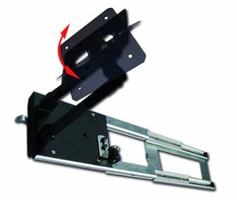 ANTARION - Soporte de TV para armario de 180°, brazo corto ideal para camping, coche