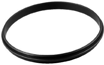 Ruilogod 72mm-72mm 72mm a 72mm macho al adaptador de anillo de paso masculino negro para cámara