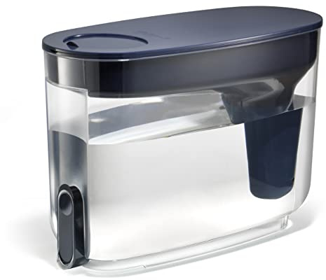 LifeStraw Home BPA-Free Water Filter Dispenser, 18-Cup, Midnight Blue