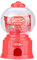 Mini Máquina de Dulces y Dispensador de Aperitivos, Máquina de Chicle Que Funciona con Monedas para Niños, Dispensador de Chicles Divertido y Caja de Ahorros (Rojo)