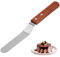 Palette Knife Professional Angled Offset Icing Spatula 15cm - Stainless Steel Baking Spatula with Non-Slip Wooden Handle, Cake Decorating Tool for Pastry, Desserts, Cupcakes - Natural Kitchen Accessor