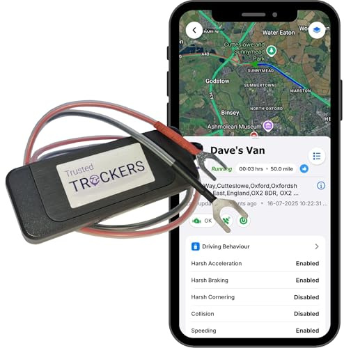 Trusted Trackers Real Time Vehicle Tracker Device – Pay As You Go GPS Tracker – Fleet, Van, Motorcycle, Caravan & Car Tracker – 2 Years Warranty & Tracking Data, PrePaid SIM, Easy Setup - UK Company