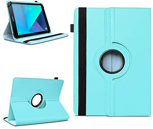 NAmobile Tablet Hülle kompatibel für Samsung Galaxy Tab S3 9.7 Tasche Schutzhülle Case Schutz Cover 360° Drehbar, Farben:Türkis