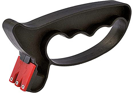 Supersharp - affilacoltelli - affila ogni tipo di lama dai coltelli alle forbici - doppia mola in tungsteno