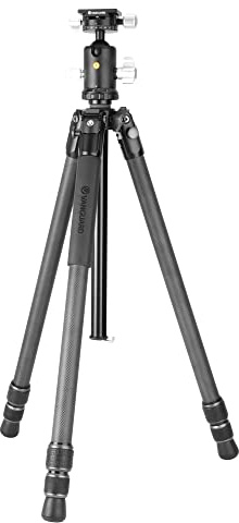 Vanguard Veo 3 303CB - Trípode Estable de Carbono con rótula de Bola 2 Ejes