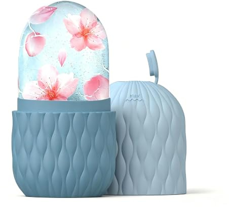 WishesMar Ice Roller for Face and Eyes Ice for Facial and Neck - Effectively Puffiness Relief, Self Skin Care, Sunburn Repair Massage Cube Skincare Beauty Tool for Shrink Pores