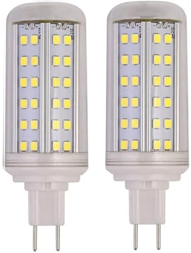 G8.5 LED-Glühbirne 10W, 2pcs LED-Glühbirnen, 10W Äquivalent zu 100W Halogen, 1000LM, AC85V-265V, 360 ° Strahlwinkel für Heimbeleuchtung(Cool White 6000K)