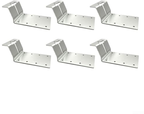 Staffe per recinzioni per pali a T, resistenti, per esterni, supporti per cassette postali e segnaletica, in acciaio inox antiruggine