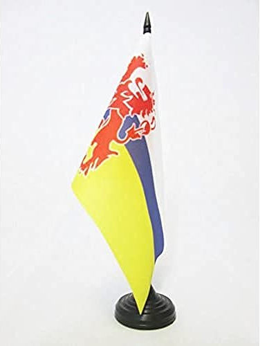 AZ FLAG Bordsflagga Provinsen Limburg 21x14 cm 100D Polyester Plastfot