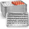Yesland Lot de 30 poêles jetables en aluminium – 34 x 22 x 2,8 cm, moules en aluminium pour la cuisine, la pâtisserie, le chauffage, le stockage, la préparation des repas, les plats à emporter