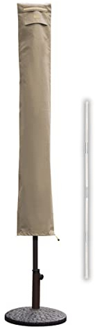 Sekey Schutzhülle für Ø 300 cm Sonnenschirm, Abdeckhauben für Sonnenschirm