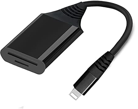 Lettore di schede SD compatibile con iPhone iPad, 2 in 1 SD/MicroSD Camera Memory Card Adapter per iPhone