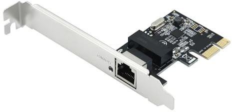 RTL8111E - Tarjeta de red Ethernet RJ45 PCIE Gigabit Ethernet 10/100/1000 Mbps, adaptador de red Ethernet para escritorio PCIe Gigabit LAN Card uso doméstico