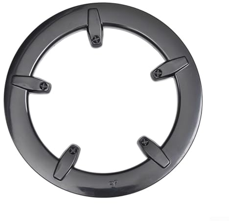 Protezione per catena per bici compatibile con corone 40-42t, modello a 5 bulloni da 6,5 cm, protezione per corona in plastica robusta per ciclismo su strada, design elegante nero (A)