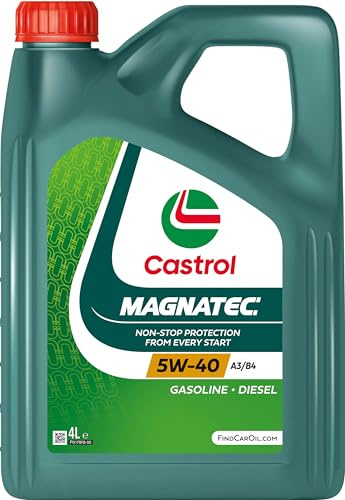 Castrol MAGNATEC 5W-40 A3/B4 Fullt Syntetisk Motorolja, 4L